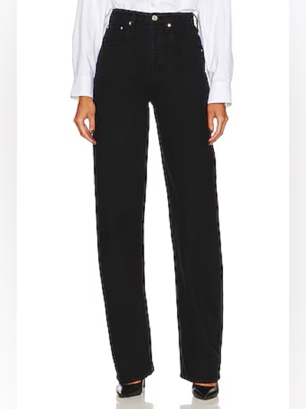 FRAME Long Barrel Straight Jeans – Film Noir 31